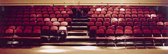 Town hall Seating (raked, theatre style)